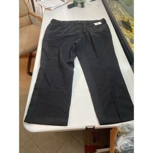 DXL Big & Tall Men's Dress Pants 48x30 Black | Classic Fit Formal Trousers